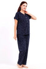 Mandarin Collar – WOE115NAVY - Image 5