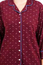 Notched Collar – WOE117WINE - Image 3