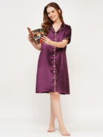 Bridal Night Dress – WOE164WINE - Image 7
