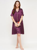 Bridal Night Dress – WOE164WINE - Image 6