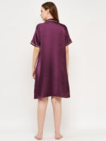 Bridal Night Dress – WOE164WINE - Image 3