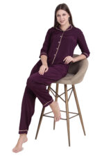 Bridal Night Suit – WOE 154WINE - Image 3