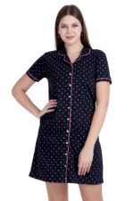 Sleep Shirt –WOE151NAVY - Image 4