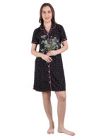 Sleep Shirt – WOE135BLK - Image 5