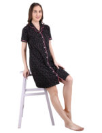 Sleep Shirt – WOE135BLK - Image 4