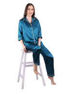 Bridal Night Suit – WOE139PEACOCK - Image 5