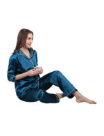 Bridal Night Suit – WOE139PEACOCK - Image 3