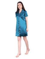 Bridal Night Dress – WOE166 PEACOCK - Image 7
