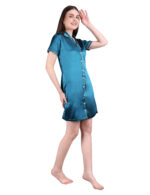 Bridal Night Dress – WOE166 PEACOCK - Image 6