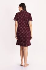 Sleep Shirt – WOE122WINE - Image 2