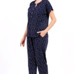 Mandarin Collar – WOE115NAVY