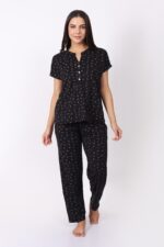 Mandarin Collar – WOE107BLK - Image 2