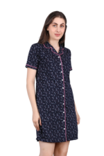 Sleep Shirt –WOE146 NAVY - Image 2