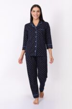 Notched Collar – WOE104NAVY (100% COTTON)