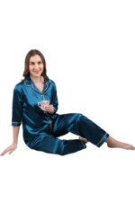Bridal Night Suit – WOE139PEACOCK - Image 2