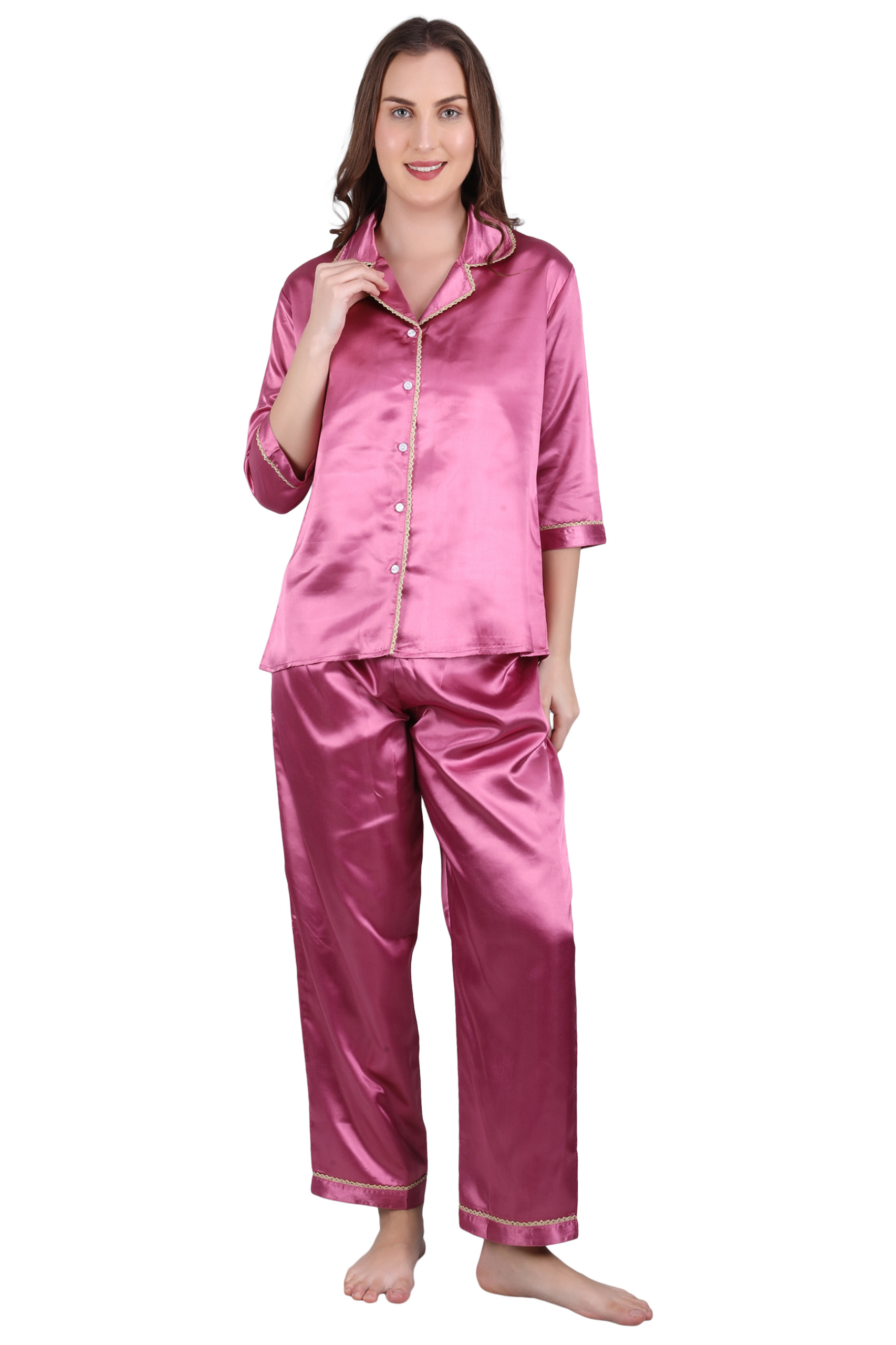 Untitled design (47) Bridal Night Suit – WOE140 TULIP - Image 1