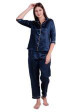 Bridal Night Suit – WOE155 NAVY