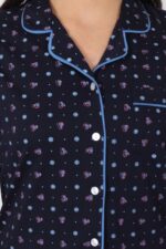 Notched Collar – WOE104NAVY (100% COTTON) - Image 2