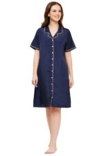 Bridal Night Dress – WOE163 NAVY