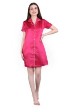 Bridal Night Dress – WOE167 ROSE RED