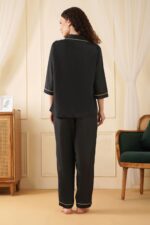 WOE179BLACK NEW ARRIVAL IN BRIDAL NIGHT SUIT - Image 3