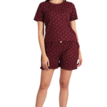 WOE132WINE NEW ARRIVAL IN SHORT SETS