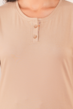 WOE173BEIGE NEW ARRIVAL IN PJ SET - Image 6