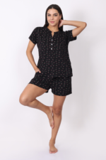 WOE106BLK NEW ARRIVAL IN SHORT SETS - Image 6