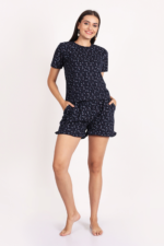 WOE134NAVY NEW ARRIVAL IN SHORT SETS - Image 5