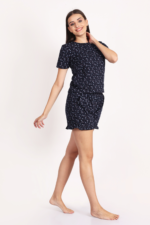 WOE134NAVY NEW ARRIVAL IN SHORT SETS - Image 4