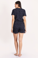 WOE134NAVY NEW ARRIVAL IN SHORT SETS - Image 2