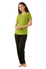 WOE177LEMON GREEN NEW ARRIVAL IN PJ SET - Image 3