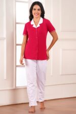 WOE176FUCHSIA NEW ARRIVAL IN NOTCHED CALLAR - Image 2
