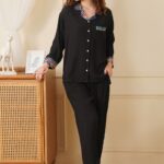 WOE180BLACK NEW ARRIVAL IN NOTCHED CALLAR
